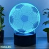 3D LED Focilabda - távirányítóval & USB kábellel